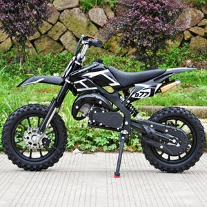 Croxx dirtbike 49ccm schwarz seitenansicht links