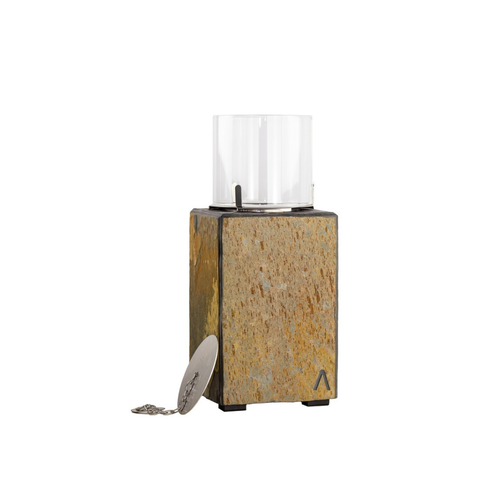 Tischkamin aus Schiefer für Bioethanol