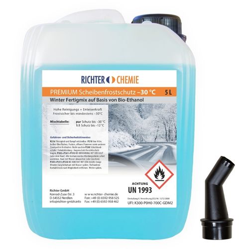 Scheibenfrostschutz −30 °C im 5-Liter-Kanister