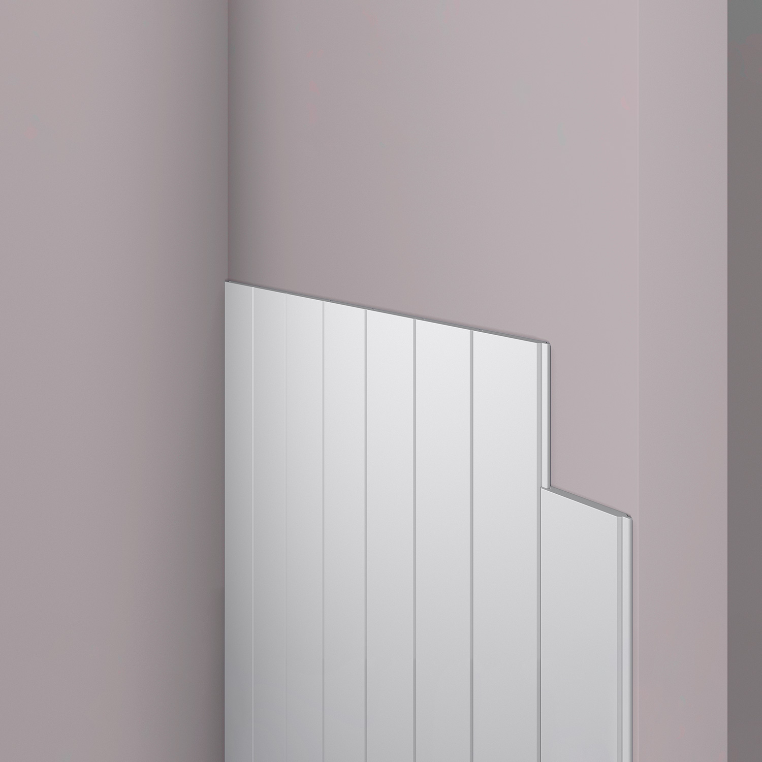 Painel 3d montado na parede NMC WG1 WALLSTYL Noel Marquet Painel de ...