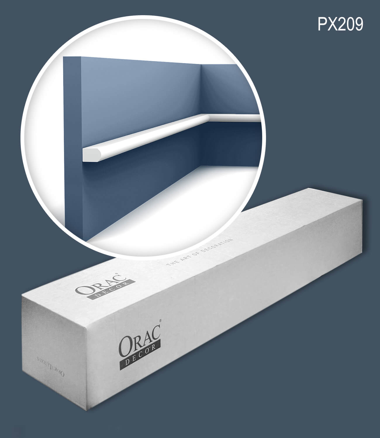 Wand- und Friesleisten Orac Decor PX209-box MODERN 1 Karton SET mit 70 Stuckleisten | 140 m