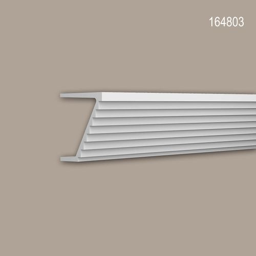 Caminetto decorativo Profhome 164803 Architrave modanatura aspetto stucco modanatura stile Art Déco bianco 1,2 m
