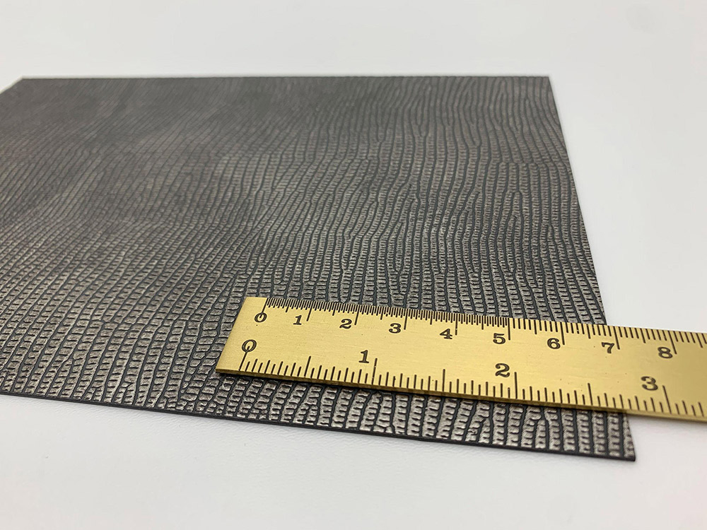 Wandpaneel WallFace Leder Optik 31669 LEGUAN Nero selbstklebend schwarz grau