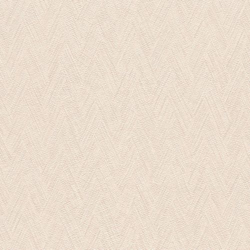 Carta da parati strutturate Profhome 790922-GU Carta da parati TNT strutturata con un motivo a strisce opaca crema avorio-chiaro bianco-perla beige 5,33 m2