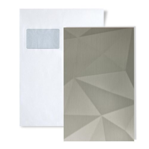 1 CAMPIONE di S-31020 WallFace DIAMOND Green Steel brushed AR STRUCTURE Collection | CAMPIONE di Pannello murale in circa DIN A5