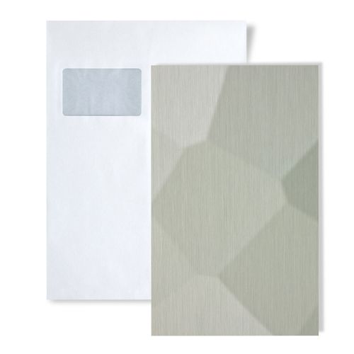 1 CAMPIONE di S-31021 WallFace FACET Green Steel brushed AR STRUCTURE Collection | CAMPIONE di Pannello murale in circa DIN A5