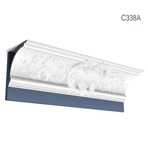 Cornici Soffitto e Parete aspetto stucco decorativo Cornicione 2 m Orac Decor C338A LUXXUS
