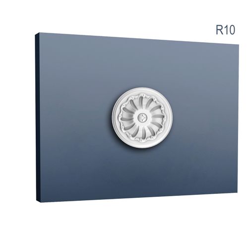 Rosone soffitto parete in poliuretano Orac R10 LUXXUS decorazione per interni d 15 cm