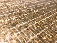Rivestimento murale WallFace fatti a mano con vere conchiglie CSA07 CAPIZ oro