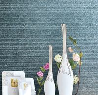 Rivestimento murale WallFace fatti a mano con vere conchiglie CSA09 CAPIZ grigio blu