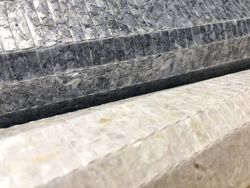 Rivestimento murale WallFace fatti a mano con vere conchiglie CSA09 CAPIZ grigio blu Rivestimento murale WallFace fatti a mano con vere conchiglie CSA09 CAPIZ grigio blu