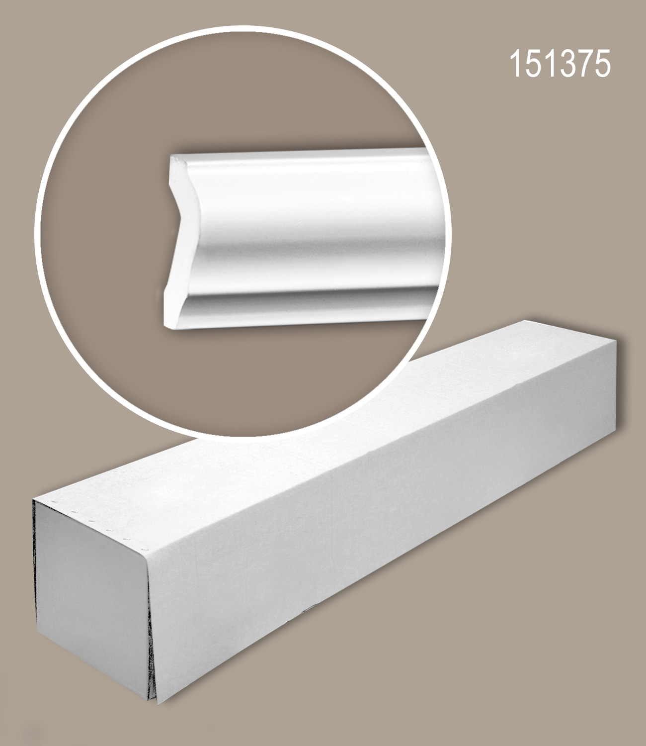 Panel moulding Profhome 151375 Decorative moulding 1 Box 15 pieces
