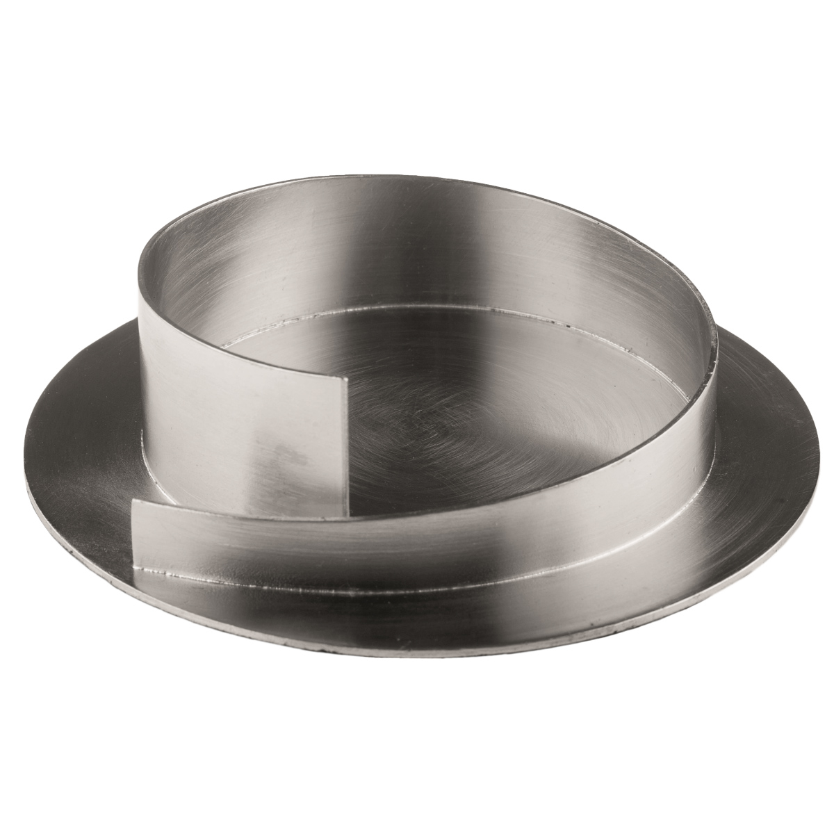 Kerzenleuchter Kerzenständer geschwungen für Kerzen Ø 7cm Silber