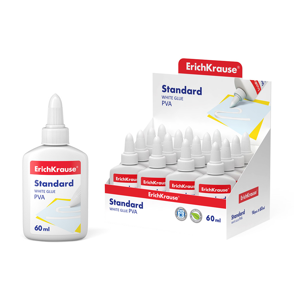 PVA Kleber weiß mit Applikator 60ml wasserlöslich 1 Stück