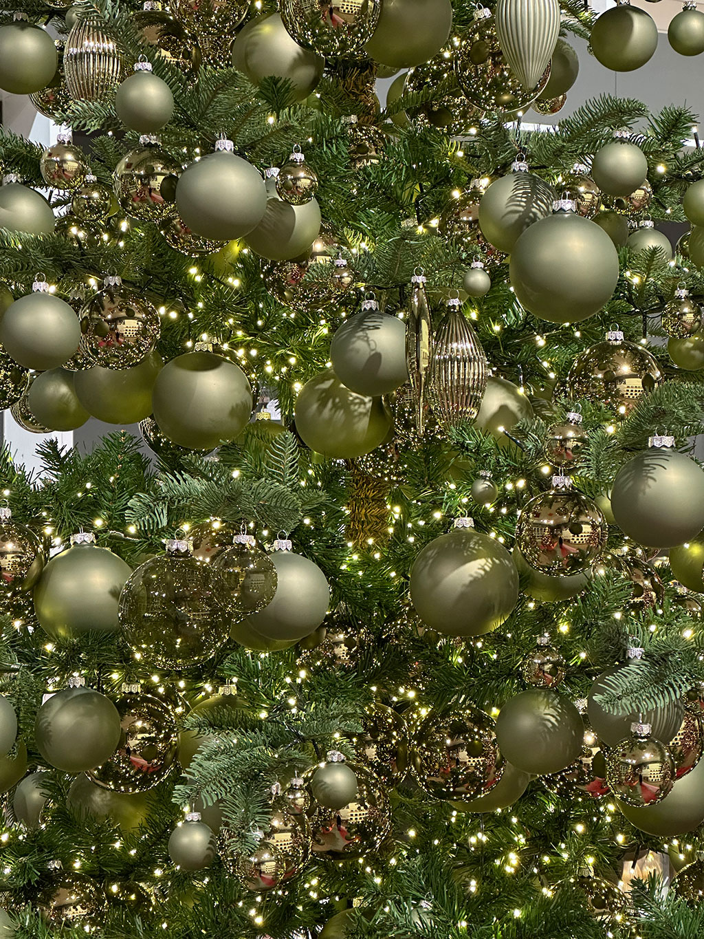 Weihnachtskugeln Glas 4cm 18 Stück - Rosmarin