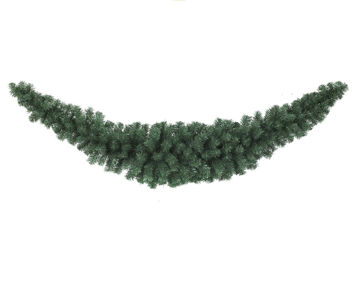 Tannengirlande künstlich mit dickerem Mittelteil 180cm x 14cm grün