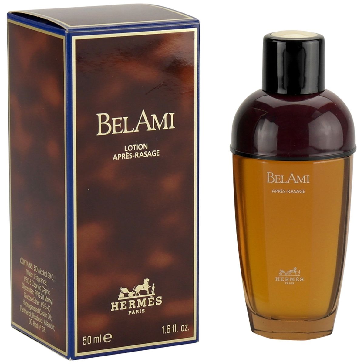 Hermes Bel Ami Pour Homme 50 ml After Shave old Vintage Version