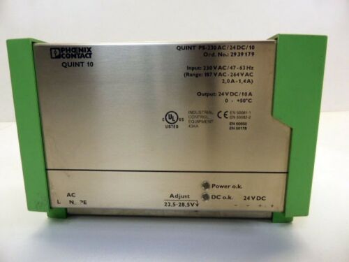 Phoenix Contact Quint 10 QUINT-PS-230AC/24DC/10 مزود طاقة 2939179