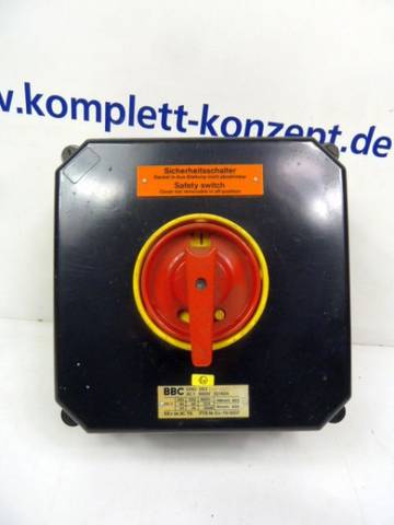 BBC CEAG GHG 263 3836 V5070 EEx Safety Switch 32/40 A Safety Switch