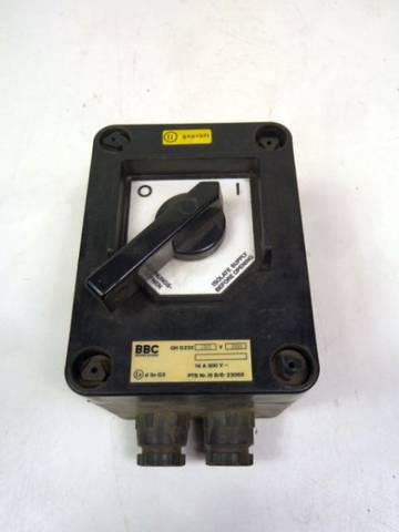 BBC CEAG GHG 232 Explosion-protected control unit EEx 16A