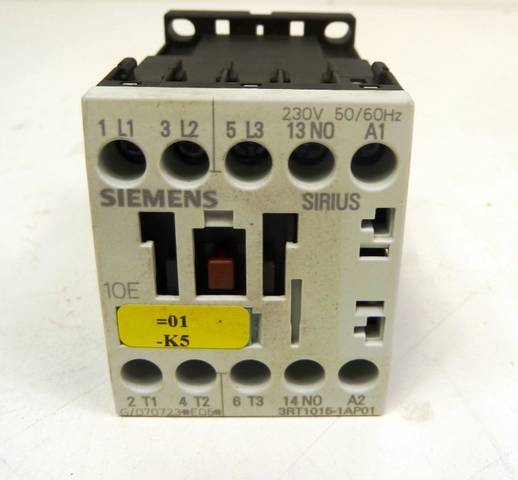 Siemens SIRIUS 3RT1015-1AP01 Силовой контактор Контактор 3-полюсный 3 kW
