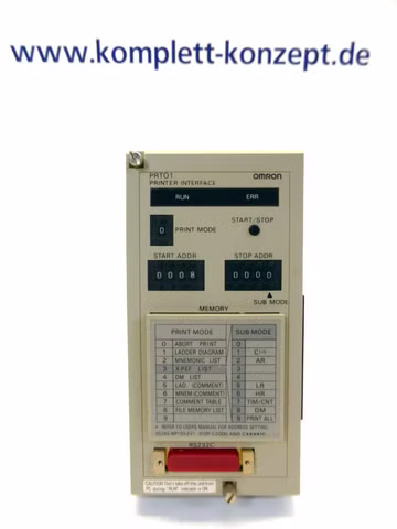 OMRON PRT01 C500-PRT01 PLC Printer Interface 3G2A5-PRT01E