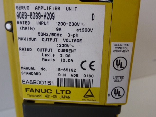 13260-Fanuc-A06B-6089-H209-Servo-Amplifier-Versta_2.JPG