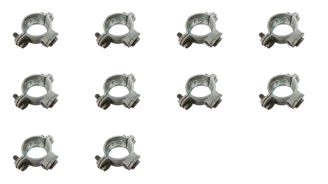 10x Dehn + Söhne Grounding Pipe Clamps Pipe Clamps 407 134 for 1 3/4 inch