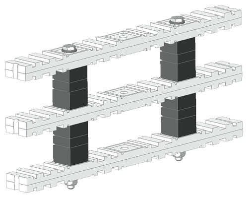 Siemens 8PQ4000-0BA37 Sivacon S4 تدعيم قضيب التوصيل