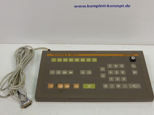 Siemens Teleperm M AS 215 PBT215 محطة طرفية للتشغيل لوحة مفاتيح MAS215