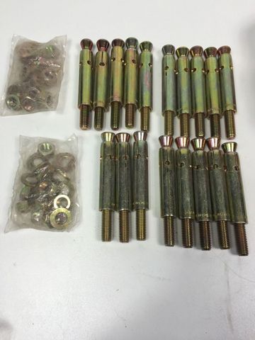 18x M12 Fischer Zyklon - مرساة مسمارية FZA 18x80 مرساة تثبيت عبرية مرساة للأحمال الثقيلة