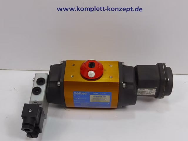 Norbro 15 BRD 40 N08 FC pneumatischer Stellantrieb + PYE-Endschalter + Wegeventil