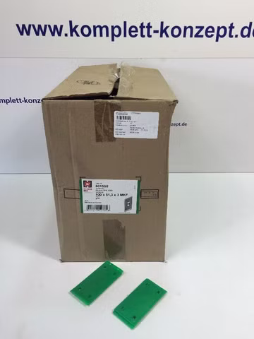 Glasfalzeinlage Verglasungsklötze Gluske GFE X369 K, 3mm 100x51,3 x3 MKF 500 St.