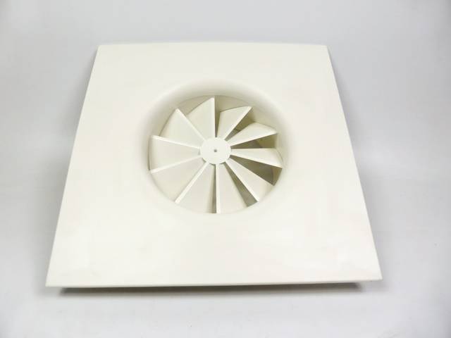 Swirl diffuser connection box air outlet air distribution system 59x59 cm Ø 31 cm