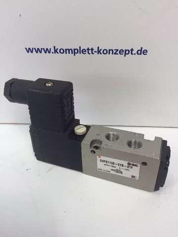 Magnetventil DC 21-26 SMC Elektromagnetventil EVFS 1130-5YB-01F 5/2 Wege Ventil