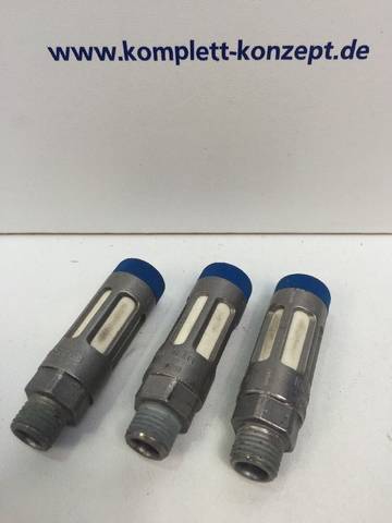 3 x Festo Throttle - Silencer GRU-1/4-B  9517