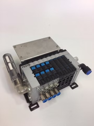 Festo Ventilinsel CPV14-GE-DI08-8 Luftfilter, 161361 W902 , V802 Y162550,