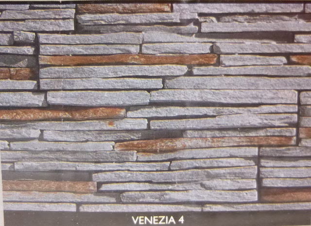 (45,80 €/m²) VENEZIA GRAPHITE Fliesen Verblender Steinriemchen Wandverkleidung 0,5m²