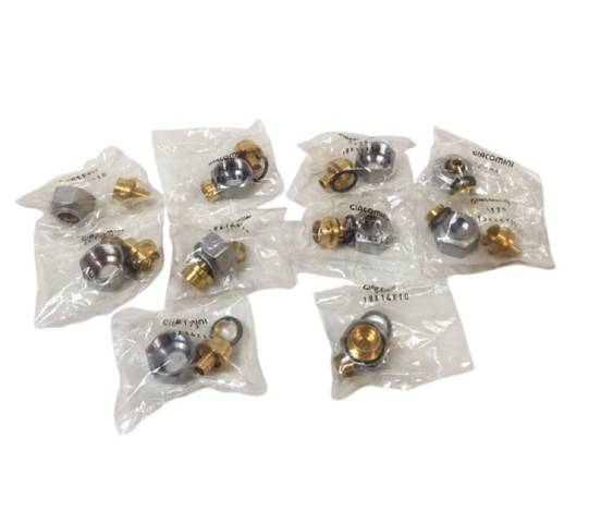 10x Giacomini R179 Adapter for Plastic Pipes with Fine Thread