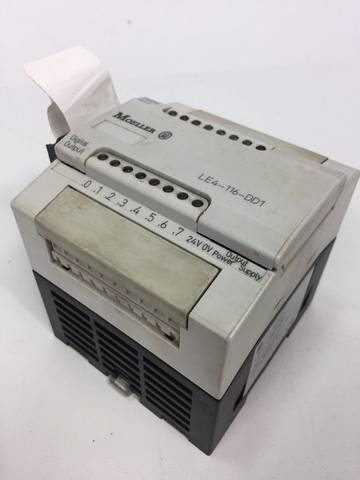 Moeller LE4-116-DD1 وحدة رقمية 24VDC، 0.1A 6mA، 0.2ms، بحالة ممتازة