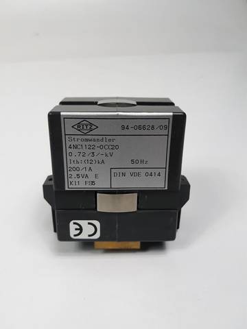 RITZ Current Transformer 4NC1122-0CC20 200/1A 2.5VA KI1 FS5 C11220CC20 50Hz