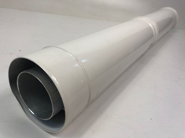 Удлинительная труба Brötje KR 1000 578561, концентрическая, белая