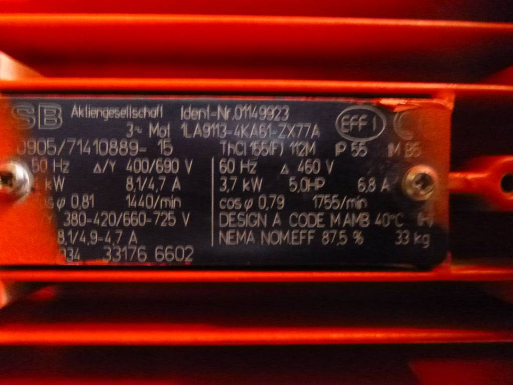 KSB Etaline GN 080-210/404 Detailaufnahme Pumpengehäuse