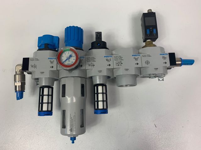 Festo Maintenance Unit Switching Valve Pressure Build-up Valve CRM Filter