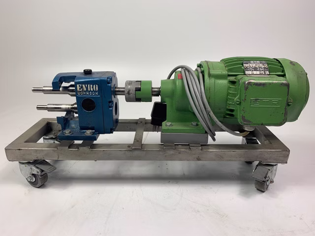 Martigny ETR Suisse R1dX MVT 80C4 Motor Getriebemotor mit Johnson Pumpe 11.20S