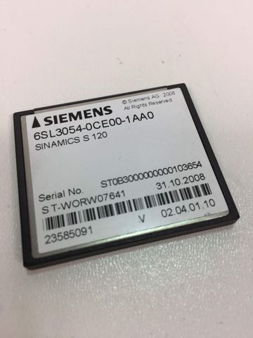 Siemens 6SL3054-0CE00-1AA0 карта памяти Sinamics S 120