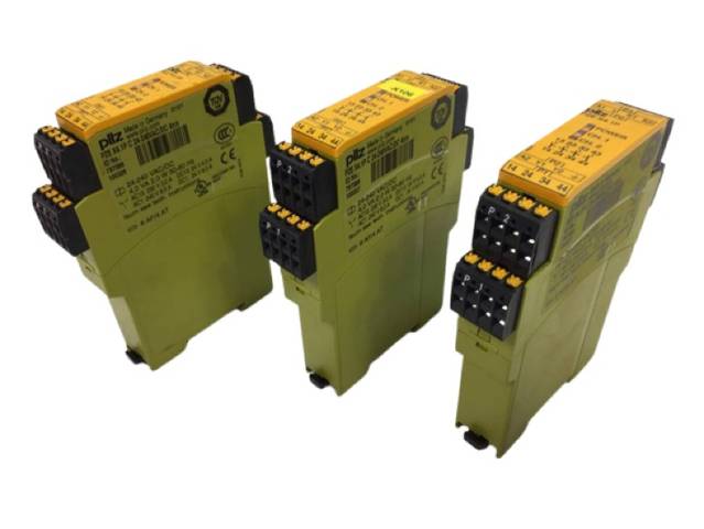 3x Pilz PZE X4.1PC Contact Expansion block 787588 24-240VAC