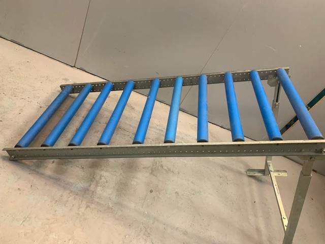 Torwegge Roller Conveyor 150 x 90 x 60 cm Packing Line Roller Conveyor