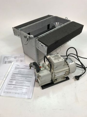 Leybold S1.5 rotary vane vacuum pump mobile pump in case 80W 250ccm 1570rpm