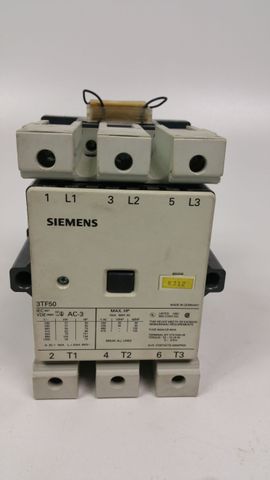 Siemens 3TF5022-OAPO, контактор, 3TF5022OAPO, 3-полюсный, AC-3, 55kW, 400V/380V